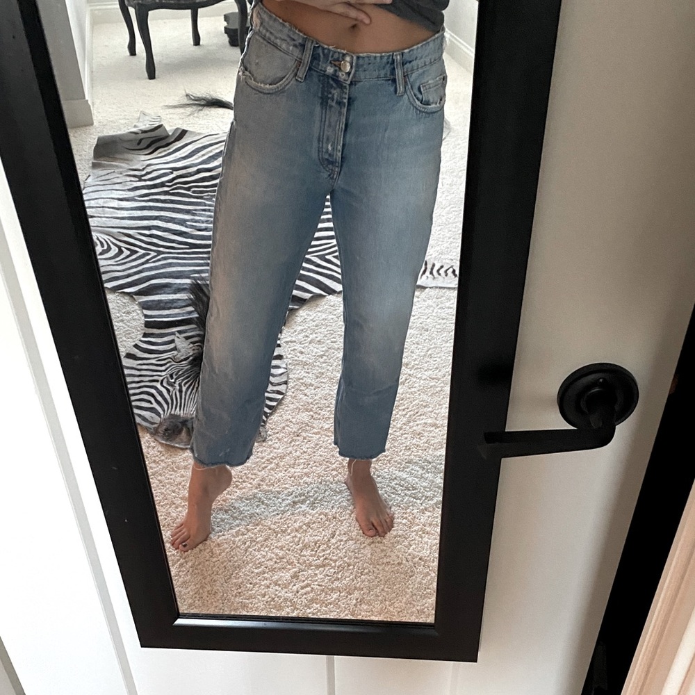 ZARA Straight Leg Boyfriend Jeans